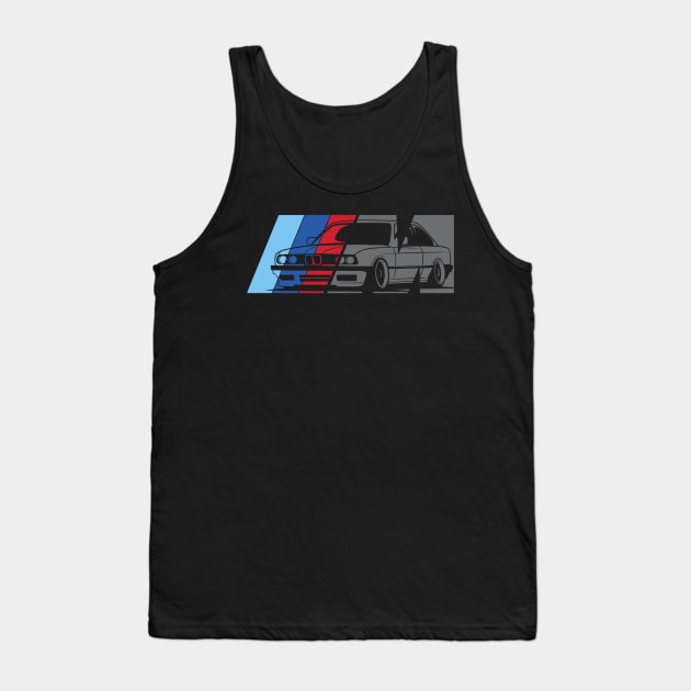 BMW E36 car logo Tank Top by AmiG